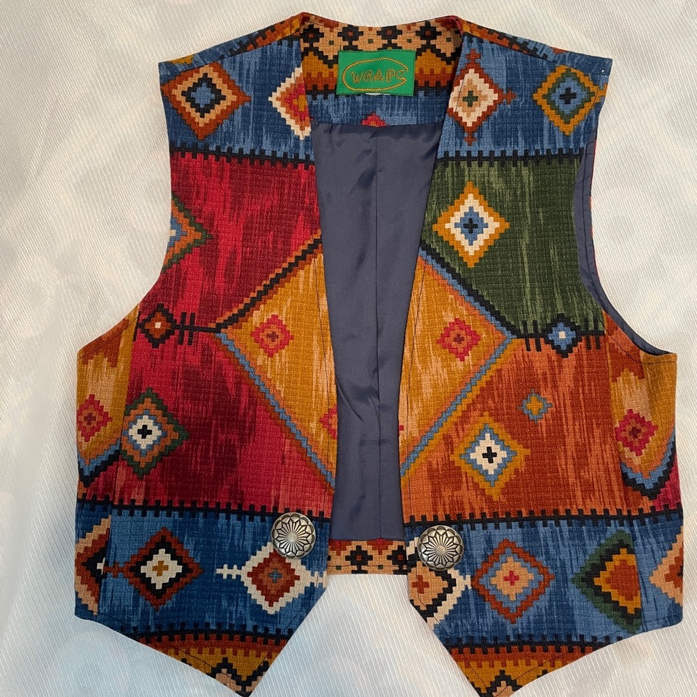 VINTAGE PSYCHEDELIC WRAPS VEST